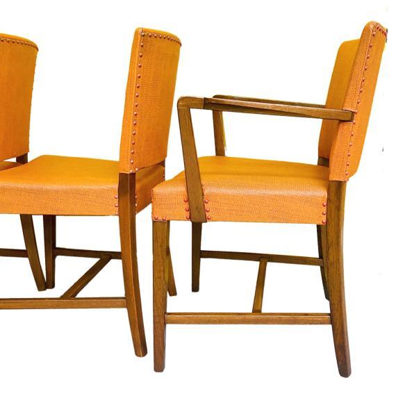 1960s Vintage Danish Dining Room Chairs, Set of 4 For Sale - Image 5 of 18