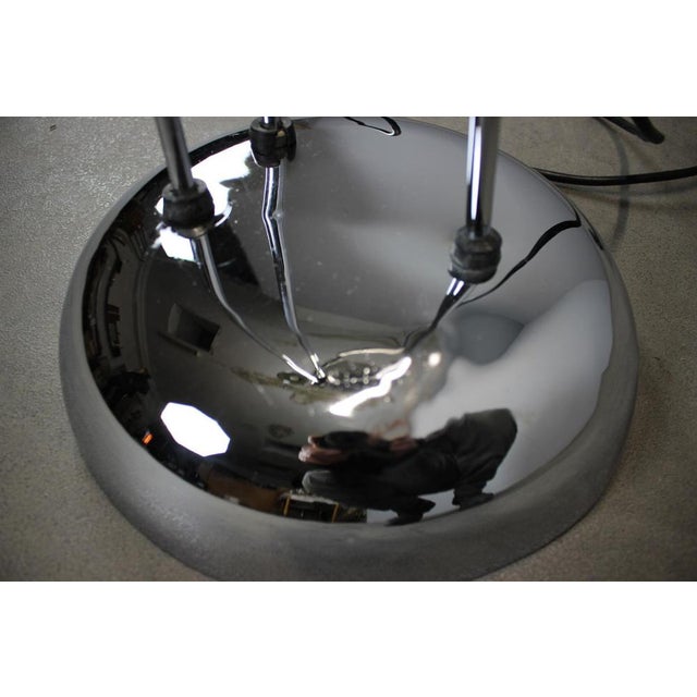 Italian Space Age Adjustable Chrome Floor Lamp, 1960s For Sale - Image 9 of 14