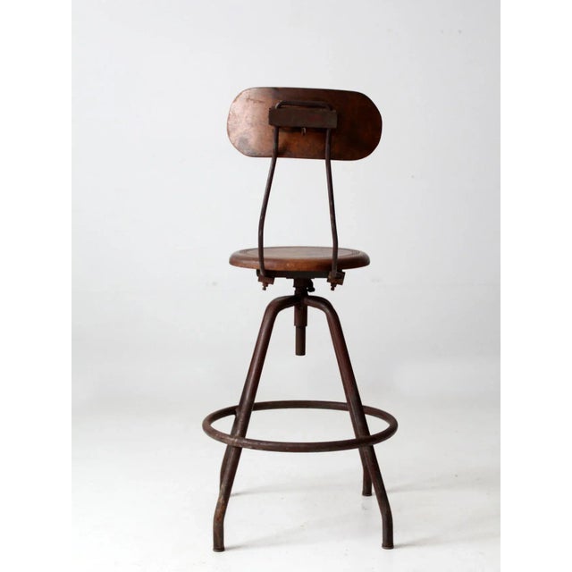 1930s Antique Telephone Operator Chair For Sale - Image 5 of 13
