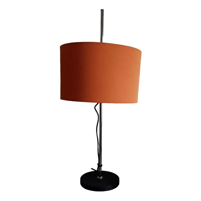 Height-Adjustable Table Lamp, 1970s For Sale