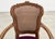 French Louis XVI Style Carved Walnut Cane Fauteuil Armchair For Sale - Image 4 of 18