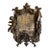 Antique Bronze Tabletop Picture Frame With Cupid and Harp For Sale