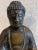 Solid Bronze Buddha with Brown Patina, 20th Century For Sale - Image 3 of 10