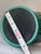 Ceramic Emerald-Green Ribbed Ceramic Lamps, Pair For Sale - Image 7 of 11