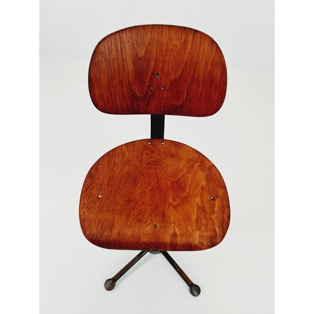 Bauhaus Office Chair in Wood by Drabert, 1930s For Sale - Image 6 of 18