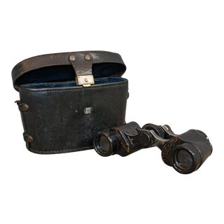 1920s CP Goerz Neo Universal German Binoculars with Case - 2 Pieces For Sale