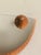 Wall Lamp with Salmon Murano Band, 1980s, in Very Good conditions. Designed 1980 to 1989 Up to 250V (Europe/UK...