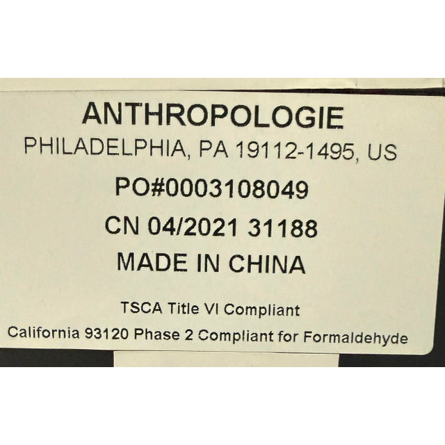 Anthropologie Anthropologie Gleaming Primrose Floor Mirror, Gold For Sale - Image 4 of 12