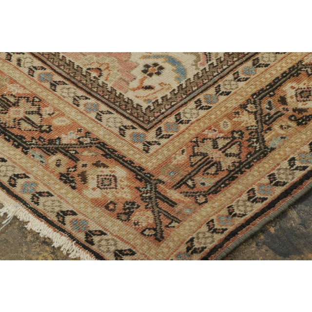 Early 19th Century Antique Persian Mahal Rug With Allover Colorful Floral Patterns - Rug & Kilim For Sale - Image 5 of 7