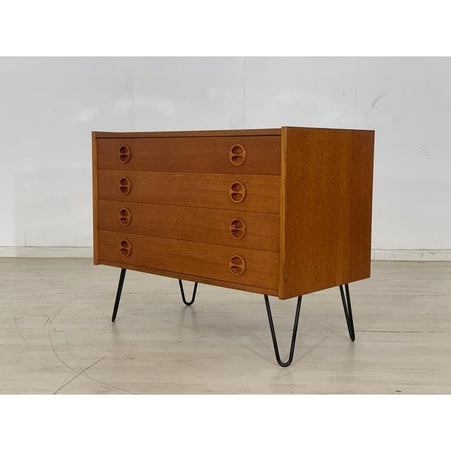 Danish Teak Chest of Drawers For Sale - Image 6 of 9