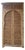 Hand-Carved Moroccan Cedar Wood Door – Arched Rustic Entryway, Statement Home Decor For Sale
