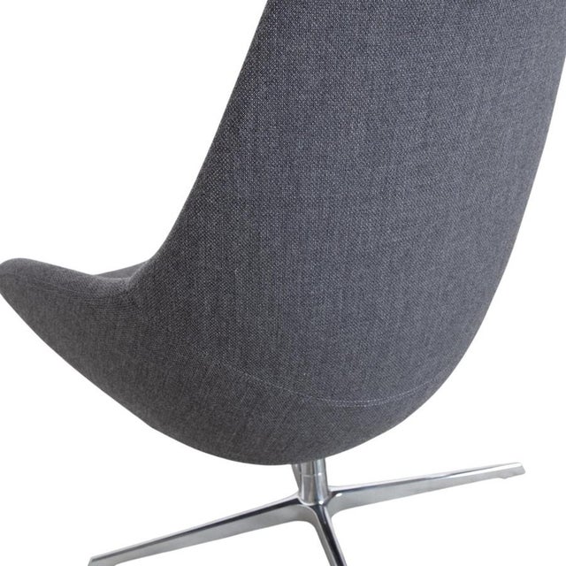 Set of Fabric Cocoon Armchair and Ottoman by Thomas Pedersen for Varier For Sale - Image 9 of 16