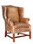 A single vintage wingback chair manufactured for LT Designs by Century Furniture Hickory, North Carolina Made in the USA...