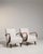 1950s Jindřich Halabala Cream Wood Pair of Club Chairs For Sale - Image 11 of 12