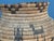 Museum Quality 17” Created in the Style of Native American Polychrome Olla Basket - Dual Register For Sale - Image 13 of 14