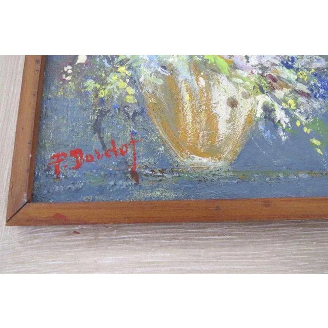 Traditional Mid 20th Century Still Life Flowers Painting, Framed For Sale - Image 3 of 10