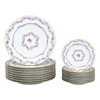 Limoges Porcelain Tableware, 18 Pcs. For Sale