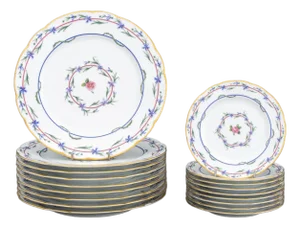 Limoges Porcelain Tableware, 18 Pcs.