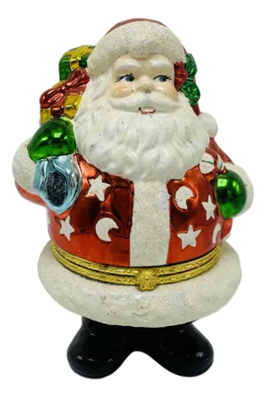 Vintage Christopher Radko Santa Box
