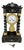 19th Century Napoleon III Clock in Wood and Brass For Sale