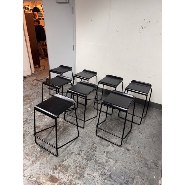 Design Plus Gallery presents a Set of Eight Ready Counter Stools from Blu Dot. This larger grouping highlights the...