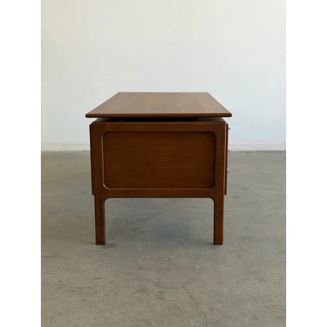Danish Modern Floating Top Desk For Sale - Image 11 of 14