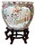 Chinoiserie Planter Fishbowl Goldfish Gold Fish Bowl & Stand For Sale - Image 3 of 14