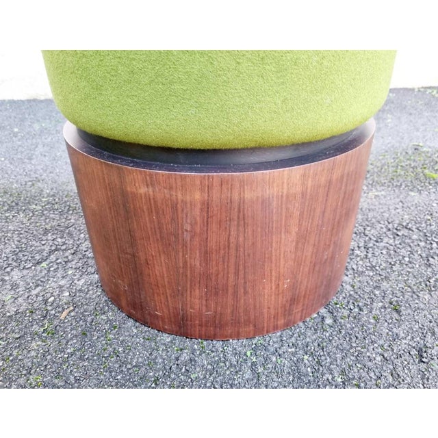 Wood Mid-Century Modern Wooden Ottoman, Italy, 1960s For Sale - Image 7 of 12
