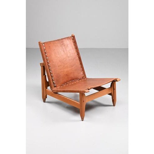Low Chair by Werner Biermann for Arte Sano Colombia For Sale - Image 13 of 13
