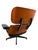 Wood Authentic Herman Miller Eames Lounge Chair in Black Leather For Sale - Image 7 of 16