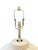 Ralph Lauren Home Coastal White Ralph Lauren Ceramic Woven Rope Texture Lamps With Chrome Finials - A Pair For Sale - Image 4 of 12