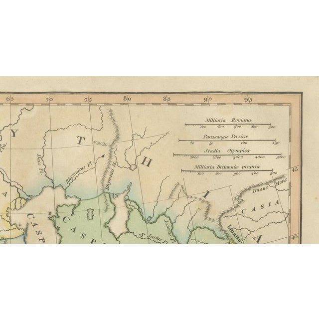 Paper Antique Map of the Ancient Middle Eastern Empire, 1817 For Sale - Image 7 of 10