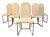 Vintage Brass Dining Chairs from Belgochrom, 1970s, Set of 6 For Sale