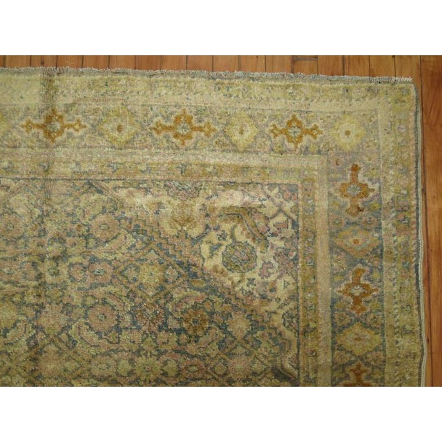 Early 20th Century Antique Persian Mahal Rug For Sale - Image 5 of 6