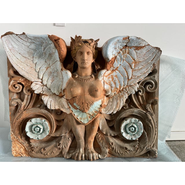 This magnificent architectural fragment is truly one of a kind...you will never see anything like this again. While its...