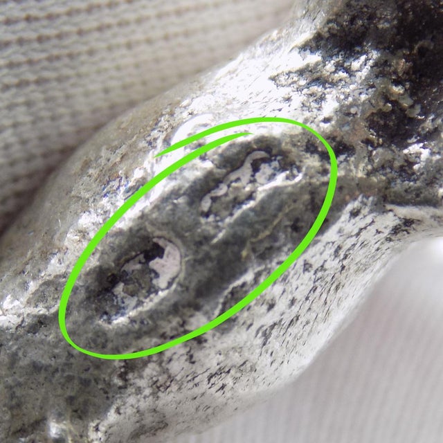 Vintage Italian Handmade Silver Large Collie Dog Figurine, Florence, 1970s For Sale - Image 9 of 13