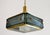 Stunning pendant light made by Malmö Metallvarufabrik Sweden. Made from brass and pressed glass. In great condition,...