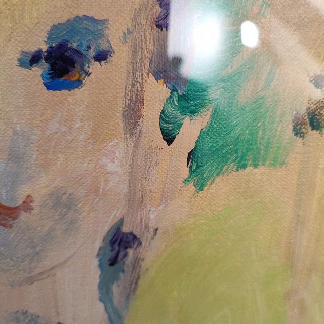 Ernesto Treccani, Untitled, Oil on Canvas, Framed For Sale - Image 5 of 12