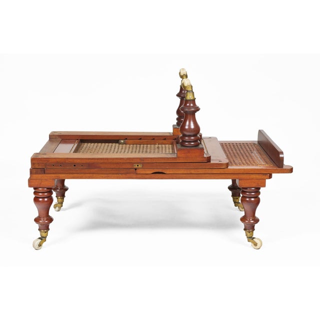 Mid 19th Century Campaign Folding Caned Daybed For Sale - Image 15 of 16