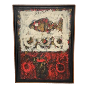 Artist Edgar Gutierrez Original Acrylic on Linen Work of Art