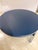 Blue-Stained Wooden Round Table by Cappellini, 2001 For Sale - Image 6 of 13