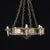 20th Century Metal Chandelier, Italy For Sale - Image 3 of 8