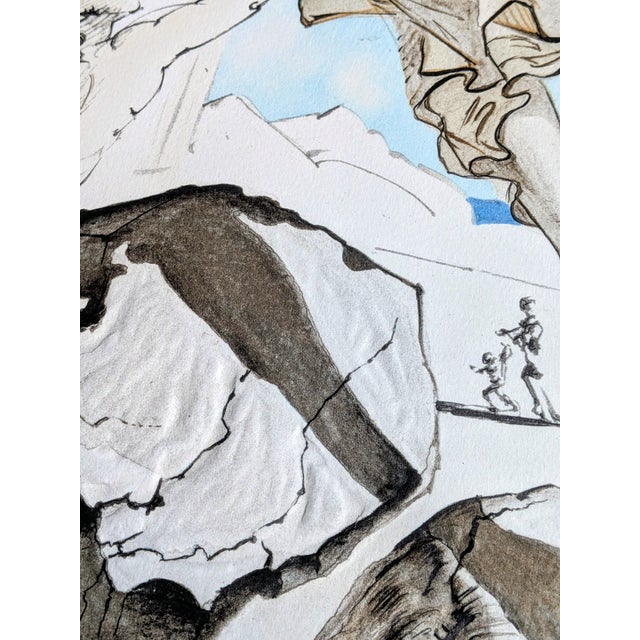 Salvador Dali, The Archangel Raphael, Hand-Signed Aquatint and Relief on Paper, 1980s For Sale - Image 17 of 18