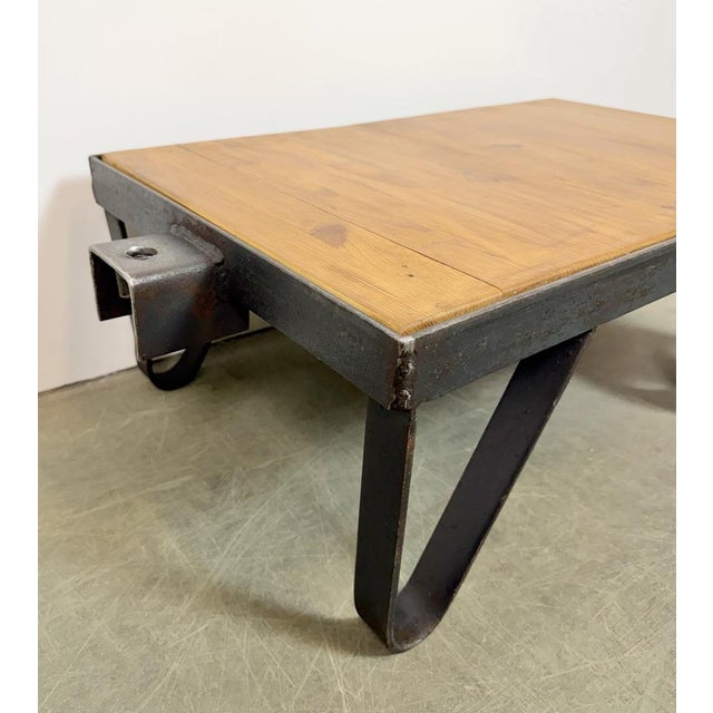1960s Industrial Black Coffee Table Cart, 1960s For Sale - Image 5 of 14