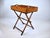 English 19th Century English Tiger Oak Butler's Tray Table For Sale - Image 3 of 15
