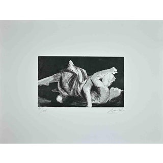 Giacomo Manzú, Lovers II Edition 31/125, 1970s, Etching For Sale