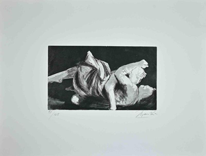 Giacomo Manzú, Lovers II Edition 31/125, 1970s, Etching