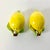 1970s Vintage Italian Mediterranean Hollywood Regency Lemon Salt & Pepper Shakers - A Pair For Sale - Image 4 of 15