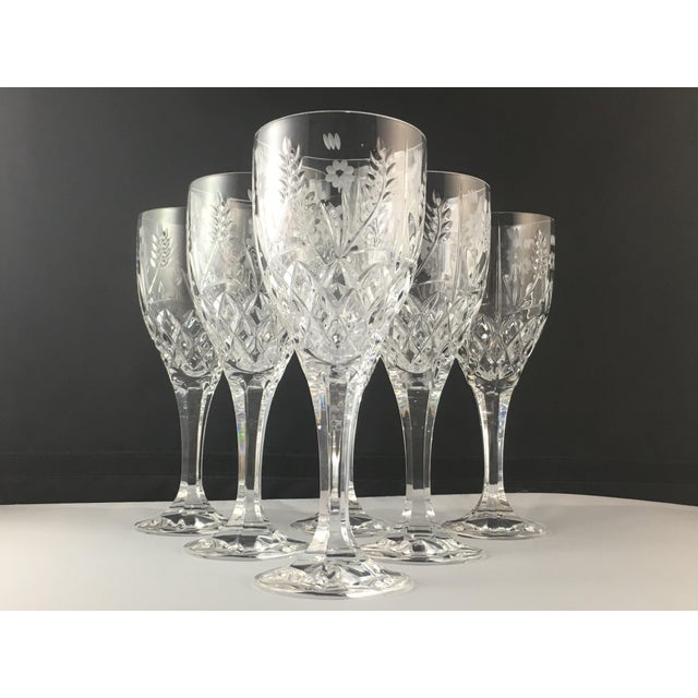Vintage Cut Crystal Stemware Set of 6 Chairish