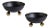 Marzell Black Stainless Steel Condiment Bowls, Set of 2 For Sale